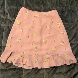 Aritzia Floral Skirt